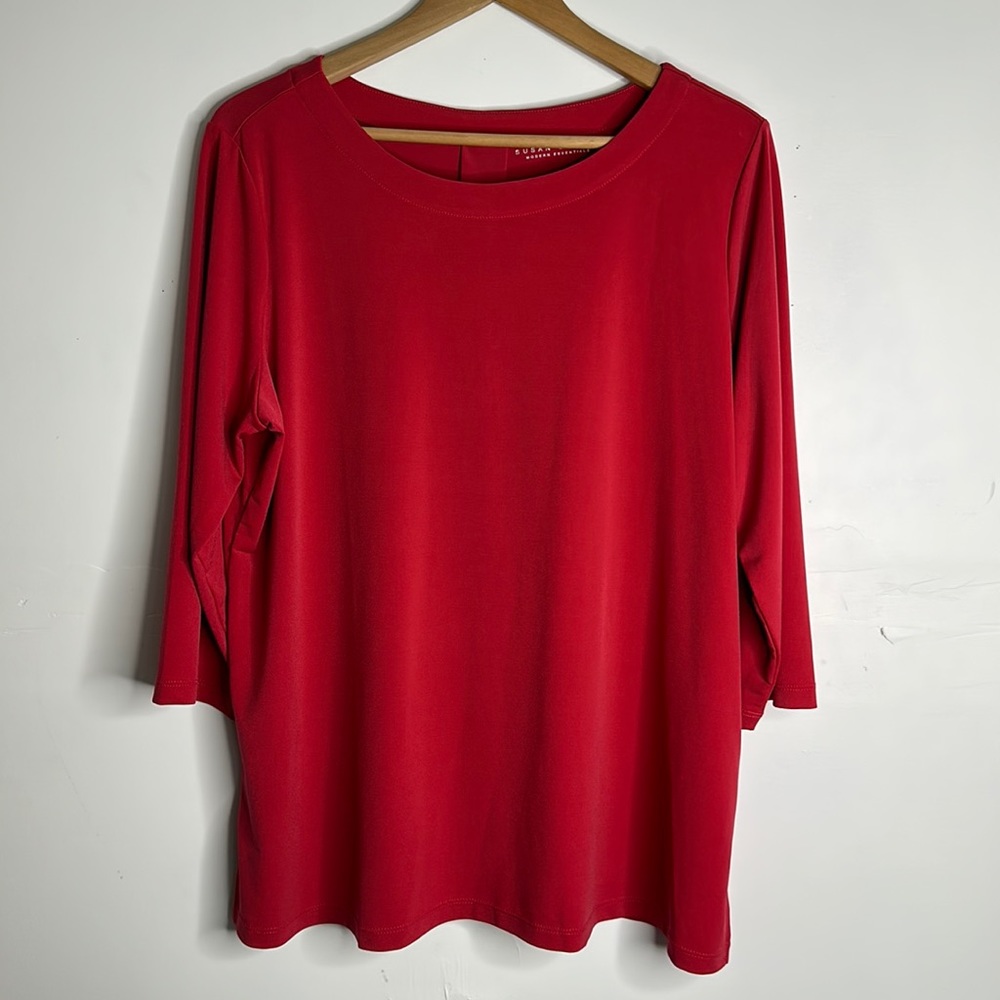 Susan Graver Essentials Top Sz XLP